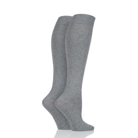 SOCKS GIRLS 3 PACK GREY (4002G)