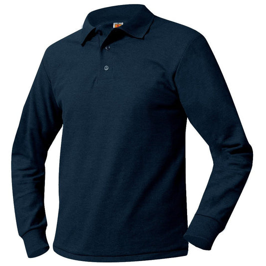 PERFORMING ARTS LONG SLEEVE POLO SHIRT W/LOGO (8748PERF)