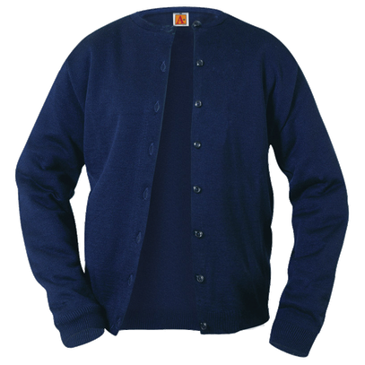 CARDIGAN CREW NECK NAVY GIRLS (6000)