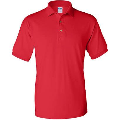 CHESTER SHORT SLEEVE POLO-RED  GRADE 8 (8747CHES)