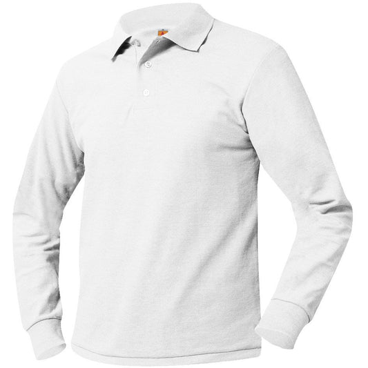 CGA LONG SLEEVE POLO W/LOGO (8748CGA)