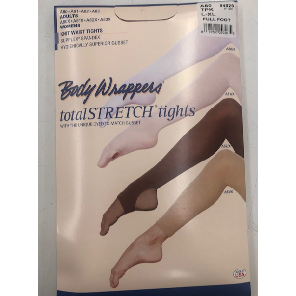 TIGHTS-ADULT SUPPLEX FOOTED(A80)