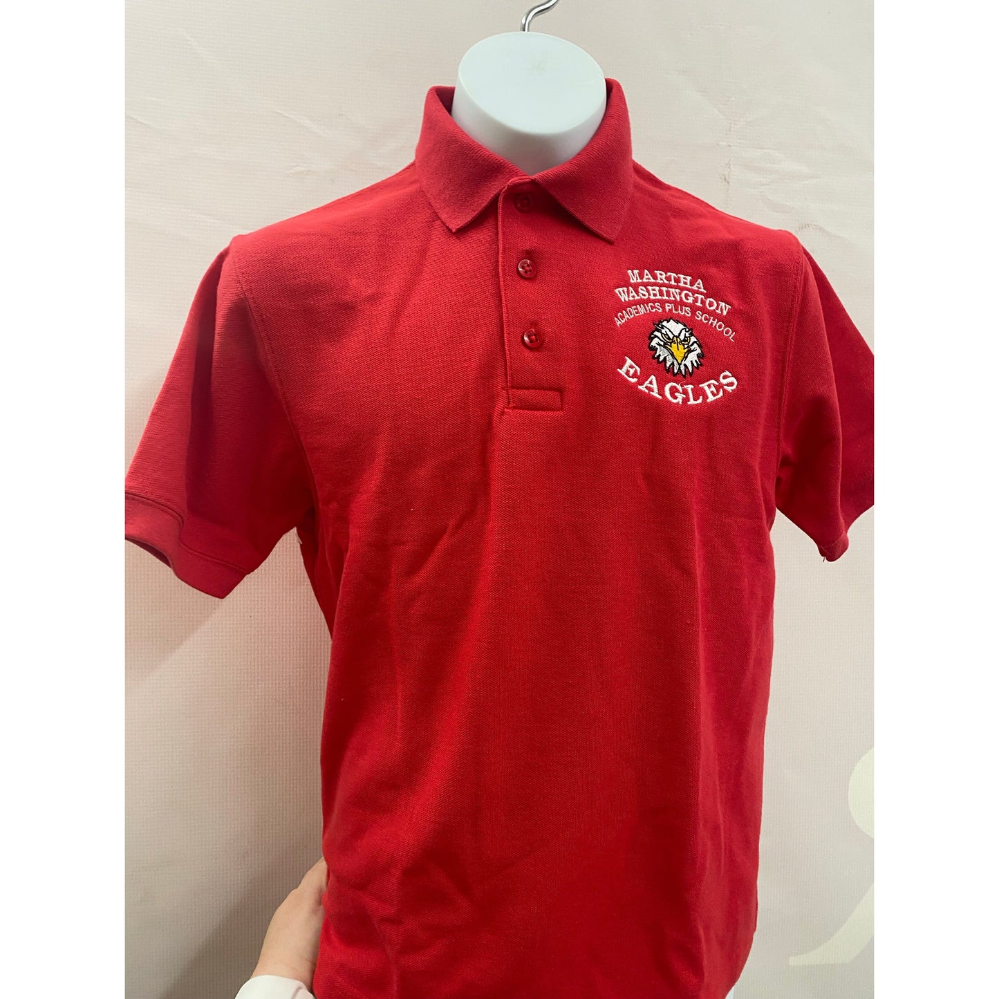 MARTHA WASHINGTON POLO W/LOGO (8747WASH)